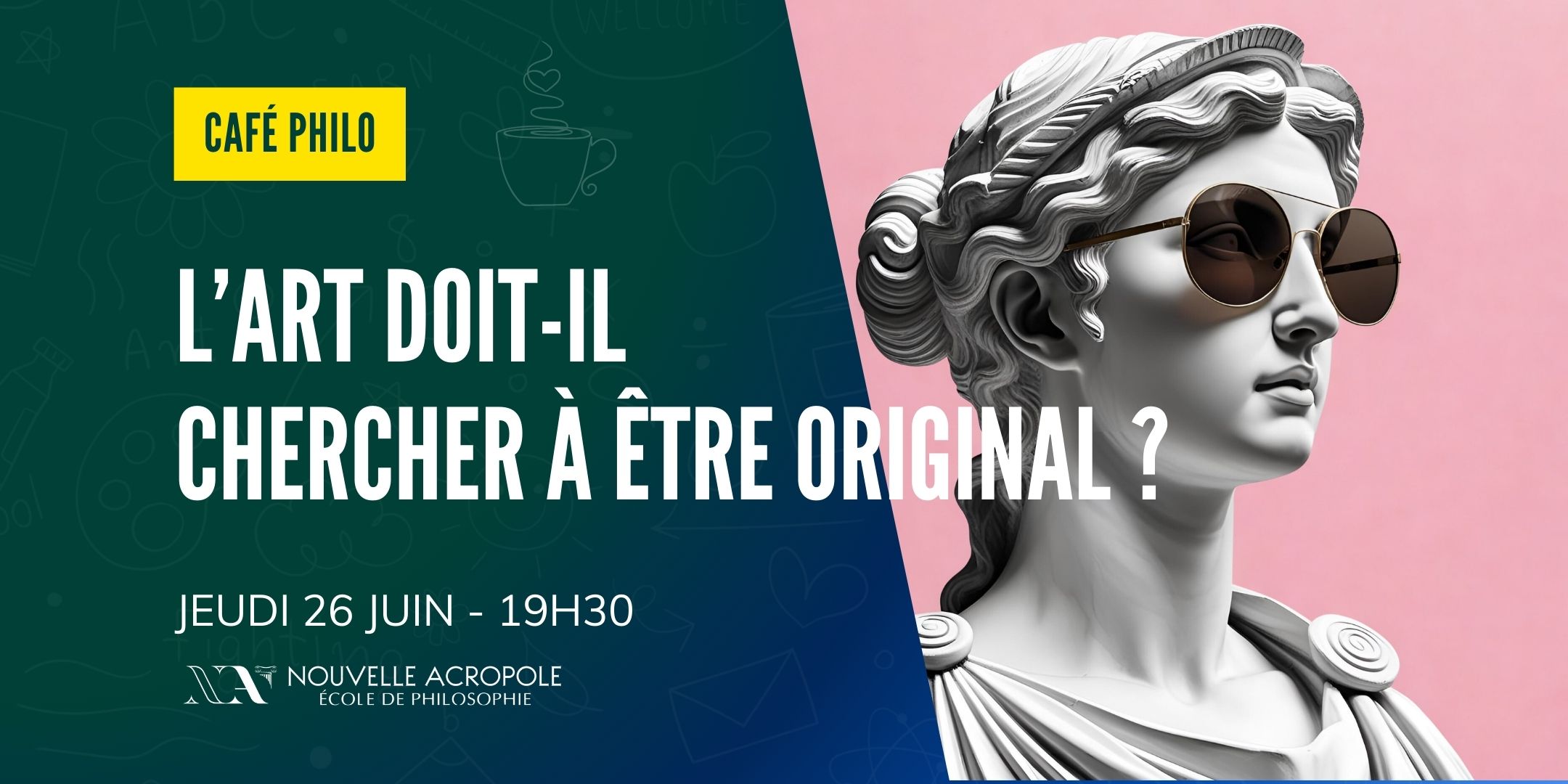 Café philo : L'art doit-il chercher à être original ?
