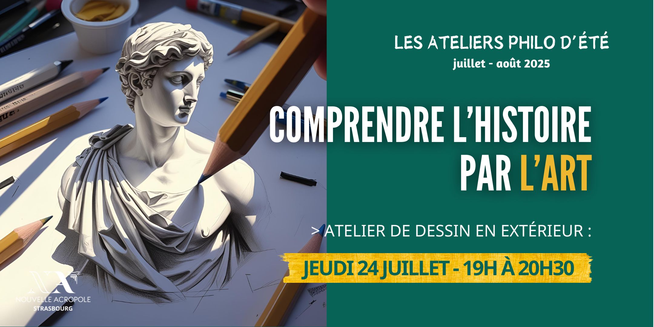 Atelier de dessin : Comprendre l'histoire par l'art