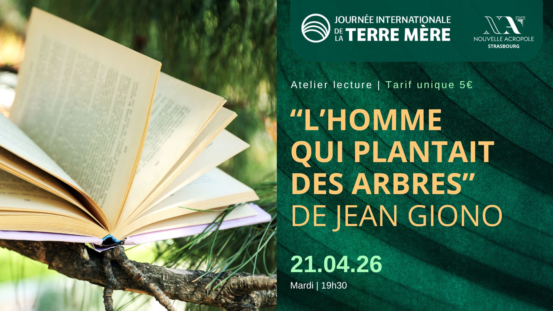 Atelier lecture : "L'homme qui plantait des arbres", de Jean GIONO