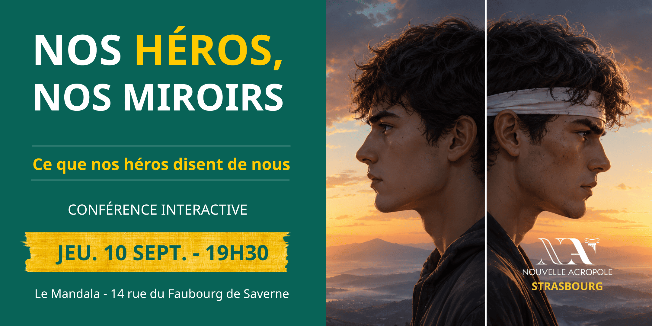 Conférence interactive : Nos héros, nos miroirs. Ce que nos héros disent de nous