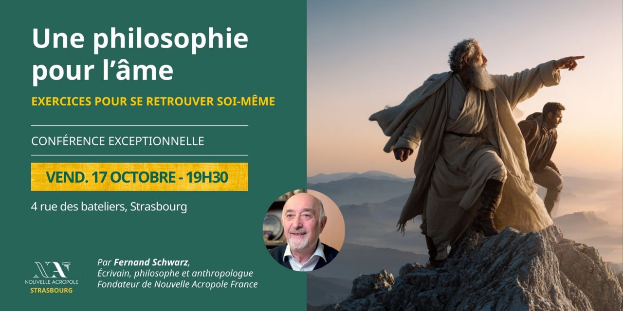 Conférence : Une philosophie pour l’âme. Exercices pour se retrouver soi-même.
