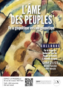 Colloque : l'âme des peuples - De la géopolitique vers une géopoétique