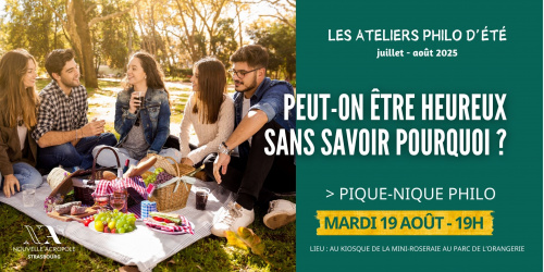 Pique-nique philo : Peut-on être heureux sans savoir pourquoi ?
