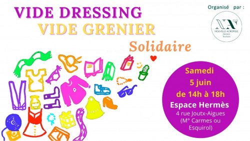 Vide dressing / vide grenier solidaire - vêtements et objets à bas prix