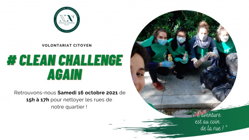 Volontariat Citoyen : Clean Challenge Again ! 